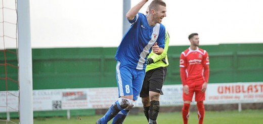 Jason Carey nets against Colne