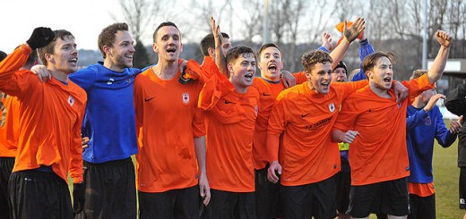 Glossop Celebrate Victory Over Dunston UTS