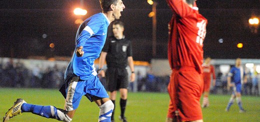 Lee Blackshaw Scores The Winner For Glossop North End